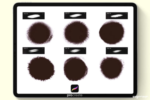 Procreate Hair Brushes SVG SvgOcean 