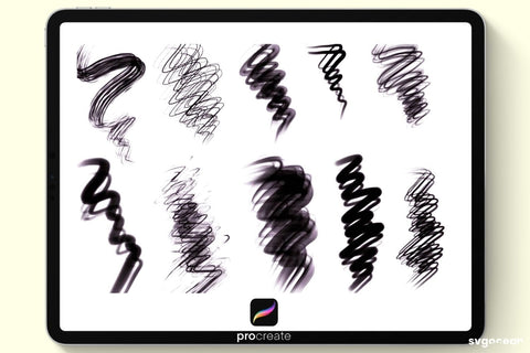 Procreate Hair Brushes SVG SvgOcean 