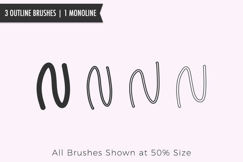 Procreate Lettering Brush Bundle Digital Pattern Beck McCormick 