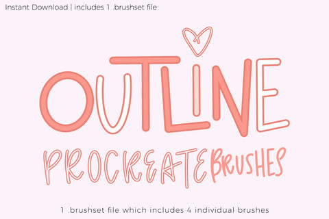 Procreate Lettering Brush Bundle Digital Pattern Beck McCormick 