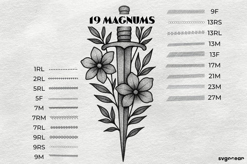 Procreate Tattoo Brushes Digital Pattern SvgOcean 
