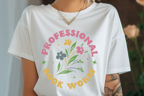 Professional book worm Svg Design SVG Regulrcrative 