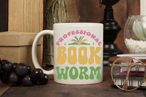 Professional book worm Svg Design SVG Regulrcrative 