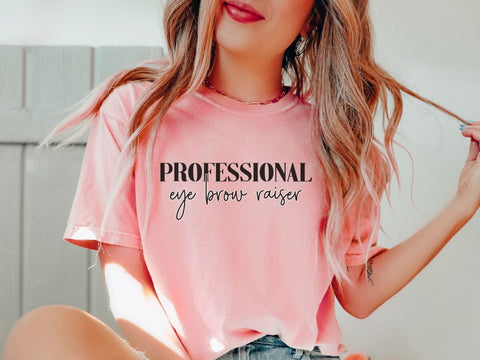 Professional Eye Brow Raiser SVG | Funny Sass Design SVG So Fontsy VIP Design Shop 