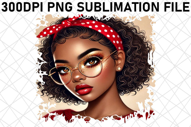 Professional-grade PNG, for your creative needs! , Love Girl Sublimation afrosvg 