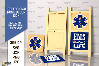 Professional Home Decor Sign Laser Cut. EMS SVG SVG Evgenyia Guschina 