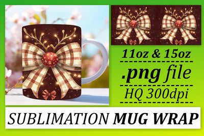 Professional mug wrap designs, impress your friends! , Xmas Sublimation afrosvg 
