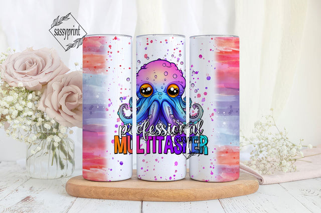 professional multitasker, multitasking tumbler, busy professional, office humor Sublimation sassyprint 