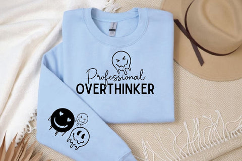 Professional overthinker Sleeve Svg Design SVG Regulrcrative 
