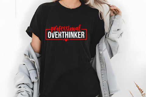 Professional Overthinker Svg, Funny Sarcastic Svg SVG shah alam 