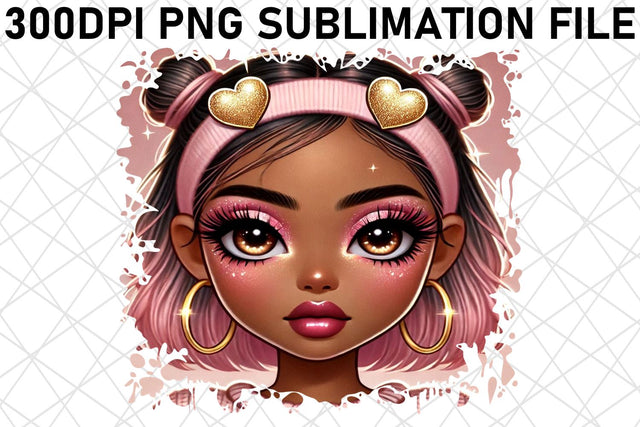 Professional PNG designs, elevate your projects today! , Love Girl Sublimation afrosvg 
