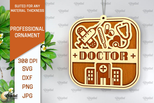 Professional Wooden Ornament. Laser Cut Ornament SVG SVG Evgenyia Guschina 
