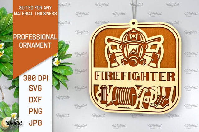 Professional Wooden Ornament. Laser Cut Ornament SVG SVG Evgenyia Guschina 