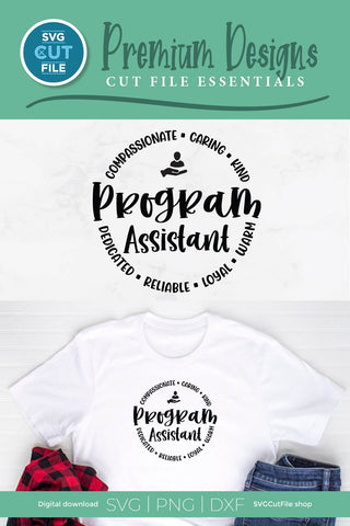 Program Assistant svg, health care worker svg, administrative, operations svg, project manager svg dxf png SVG SVG Cut File 