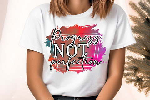 Progress not perfection Sublimation Sublimation Designangry 