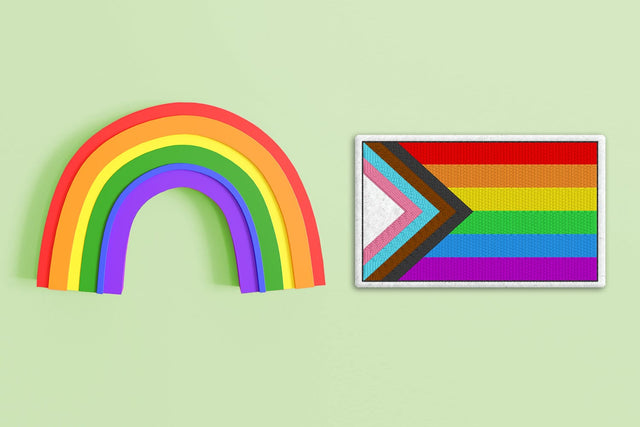 Progress Pride Flag ITH Feltie Applique Embroidery Embroidery/Applique DESIGNS Risa Rocks It 