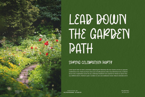 Prolific - Playful Font Font Alpaprana Studio 