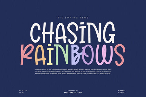 Prolific - Playful Font Font Alpaprana Studio 