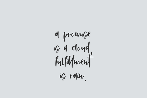 Promise Script Font Beck McCormick 