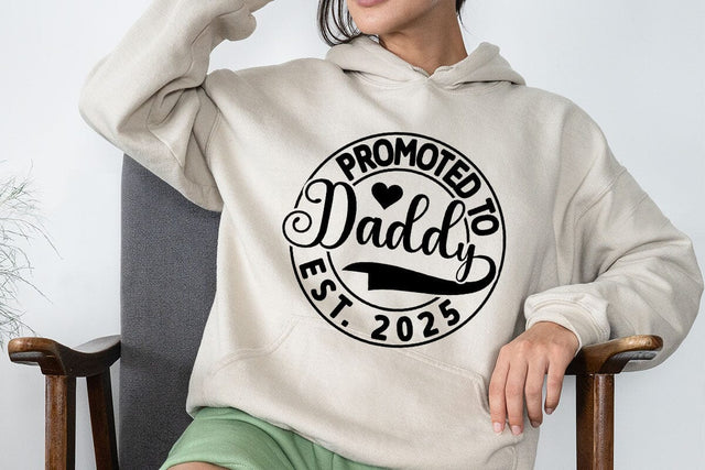 Promoted to Daddy EST 2025 SVG Angelina750 