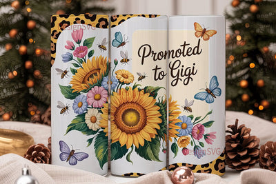 Promoted to Gigi 20oz Tumbler Design Sublimation DesignSVG 