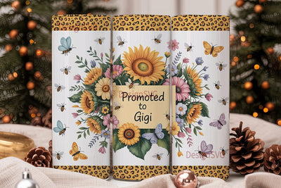 Promoted to Gigi 20oz Tumbler Design Sublimation DesignSVG 