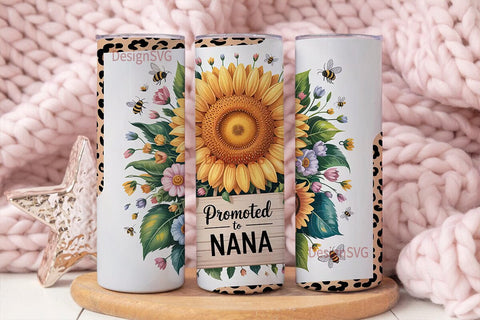 Promoted to Nana 20oz Tumbler Design Sublimation DesignSVG 
