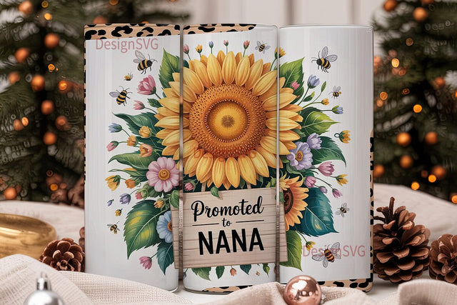 Promoted to Nana 20oz Tumbler Design Sublimation DesignSVG 