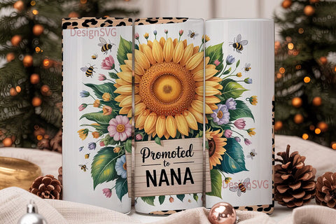 Promoted to Nana 20oz Tumbler Design Sublimation DesignSVG 
