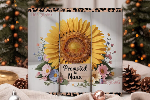 Promoted to Nana 20oz Tumbler Design Sublimation DesignSVG 
