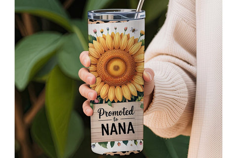 Promoted to Nana 20oz Tumbler Design Sublimation DesignSVG 