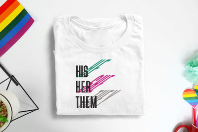 Pronouns with Shadows Embroidery Trio Embroidery/Applique DESIGNS Risa Rocks It 