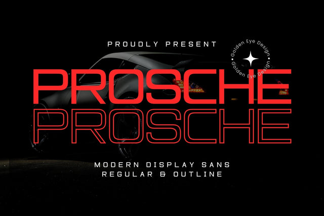 Prosche - Modern Sans Serif Font studioalmeera 