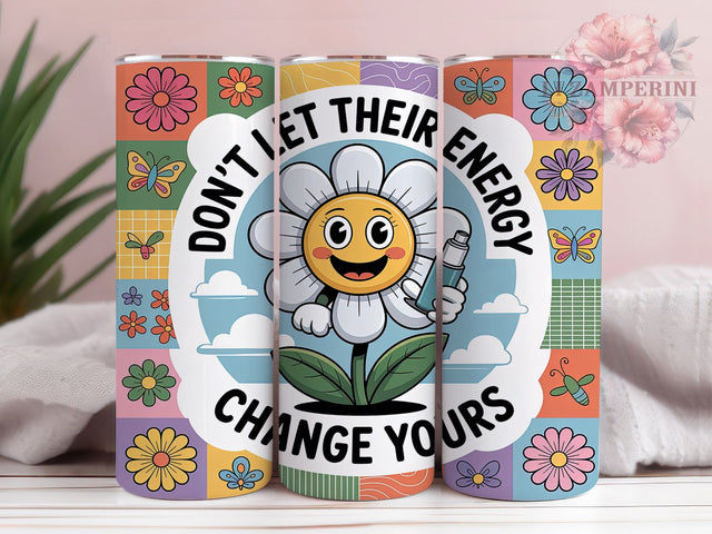 Protect Your Energy 20oz Tumbler, Positive Quote Tumbler, Affirmation Wrap, Inspirational PNG Design, Sublimation Design, 20oz Tumbler Wrap, Motivational Cup Design Sublimation Li Zamperini 