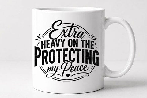Protecting My Peace PNG | Self Care Quote Digital Download SVG BillahCrafts 