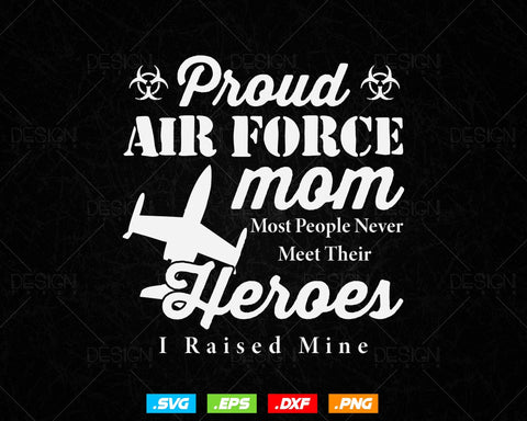 Proud Air Force Mom Svg Png, Mothers Day Svg, Aircraft Svg, Air Force Tshirt, Mama Svg, Mom Life Svg, Svg Files for Cricut, Instant download SVG DesignDestine 