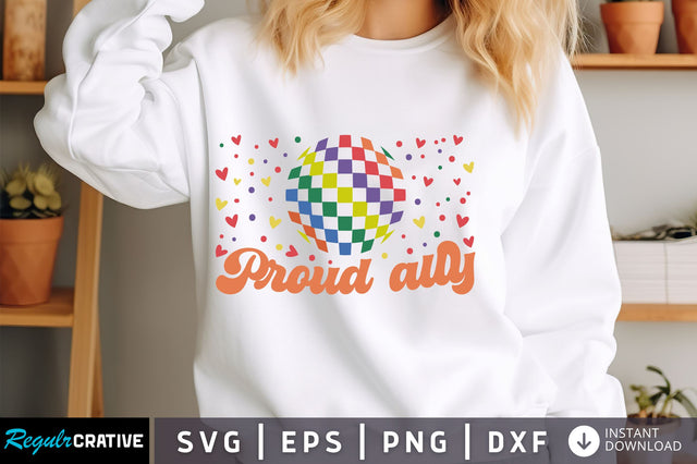 Proud ally svg Design SVG Regulrcrative 
