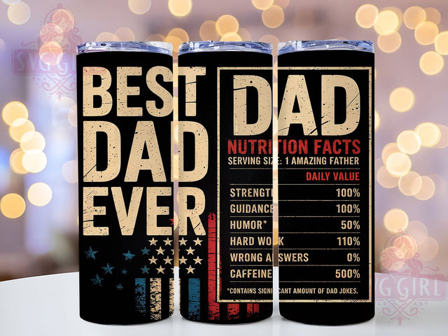 Proud American Dad Patriotic Tumbler, Father's Day Tumbler, American Father Cup, USA Dad Design, Military Dad Present, Proud Father Gift, Patriot Dad Art Sublimation SvggirlplusArt 