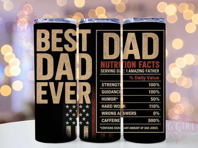 Proud American Dad Patriotic Tumbler, Father's Day Tumbler, American Father Cup, USA Dad Design, Military Dad Present, Proud Father Gift, Patriot Dad Art Sublimation SvggirlplusArt 