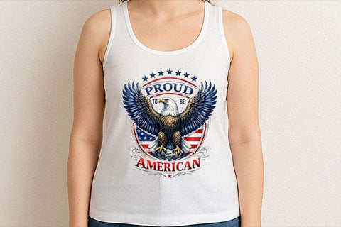 Proud American PNG Patriotic Eagle Sublimation Design SVG BillahCrafts 