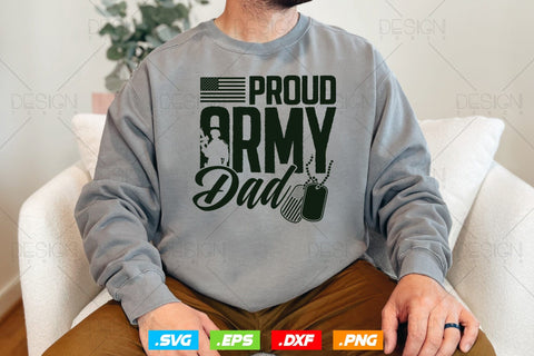 Proud Army Dad Svg Png, Fathers Day Svg, Military svg, Army Dad Svg, Veteran Svg, Soldier Svg, American Patriotic Gifts For 4th Of July Svg SVG DesignDestine 