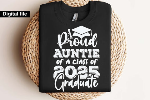 Proud auntie of a class of 2025 graduate, Graduation t shirt svg, Graduation 2025, Proud graduation 2025 svg, Class of 2025 svg, Funny graduation svg, Graduate cut files, Graduation mug svg, readuation mug svg, graduation cup svg SVG Isabella Machell 