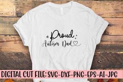 Proud Autism Dad SVG Cut File SVG Syaman 