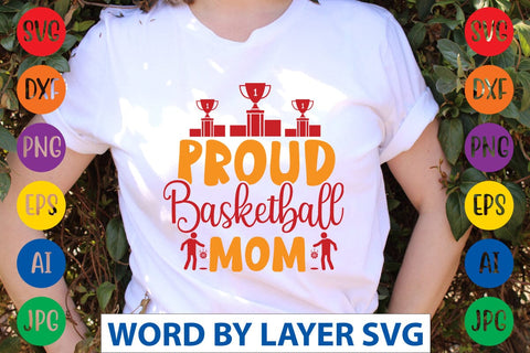Proud Basketball Mom SVG DESIGN SVG Rafiqul20606 