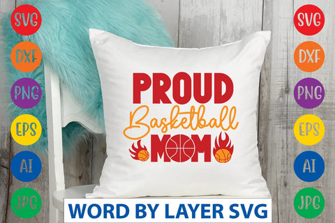 Proud Basketball Mom svg design SVG Rafiqul20606 