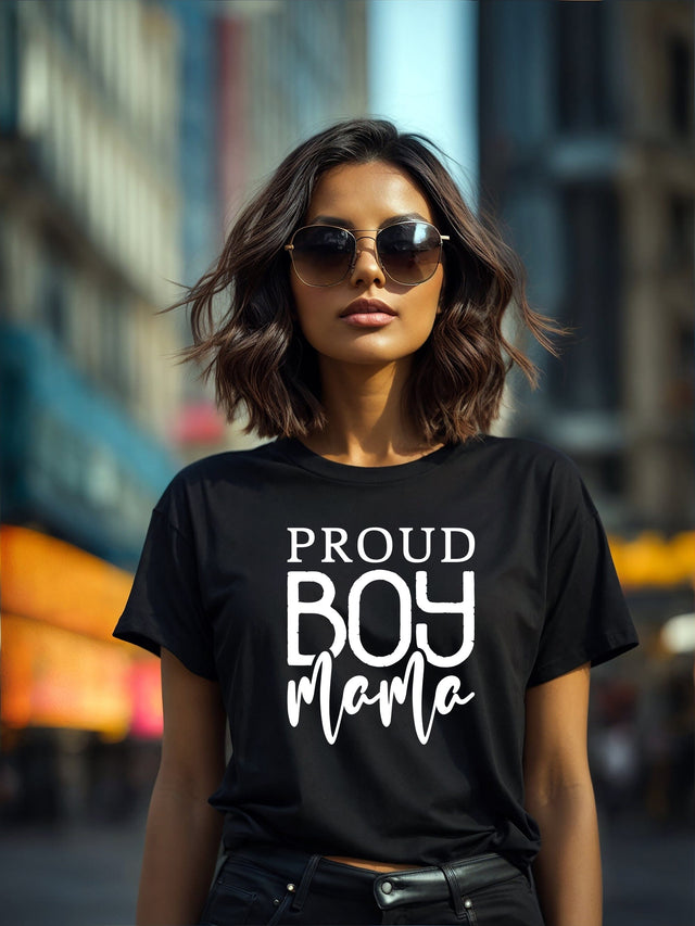 Proud Boy Mama Svg Png Files, Boy Mom Gift, Boy Mom Svg, Mama and Boy, Boy Svg, Mommy Svg, Funny Mom Svg, Mom Life Svg, Mama Boy Shirt SVG DesignDestine 