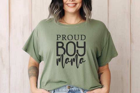Proud Boy Mama Svg Png Files, Boy Mom Gift, Boy Mom Svg, Mama and Boy, Boy Svg, Mommy Svg, Funny Mom Svg, Mom Life Svg, Mama Boy Shirt SVG DesignDestine 