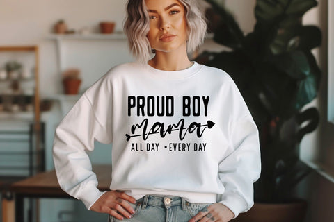 Proud Boy Mama Svg Png Files, Boy Mom Svg, Mom Of Boys Shirt Svg, Mom To Boys Svg, Mommy Svg, Funny Mom Svg, Mom Life Svg SVG DesignDestine 
