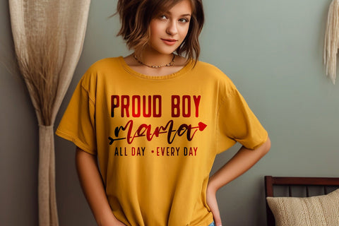 Proud Boy Mama Svg Png Files, Boy Mom Svg, Mom Of Boys Shirt Svg, Mom To Boys Svg, Mommy Svg, Funny Mom Svg, Mom Life Svg SVG DesignDestine 