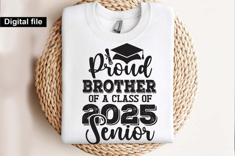 Proud brother of a class of 2025 senior, Senior graduate t shirt svg SVG Isabella Machell 